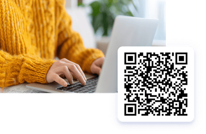 QR code to apply for financial assistance at Ascension Providence.