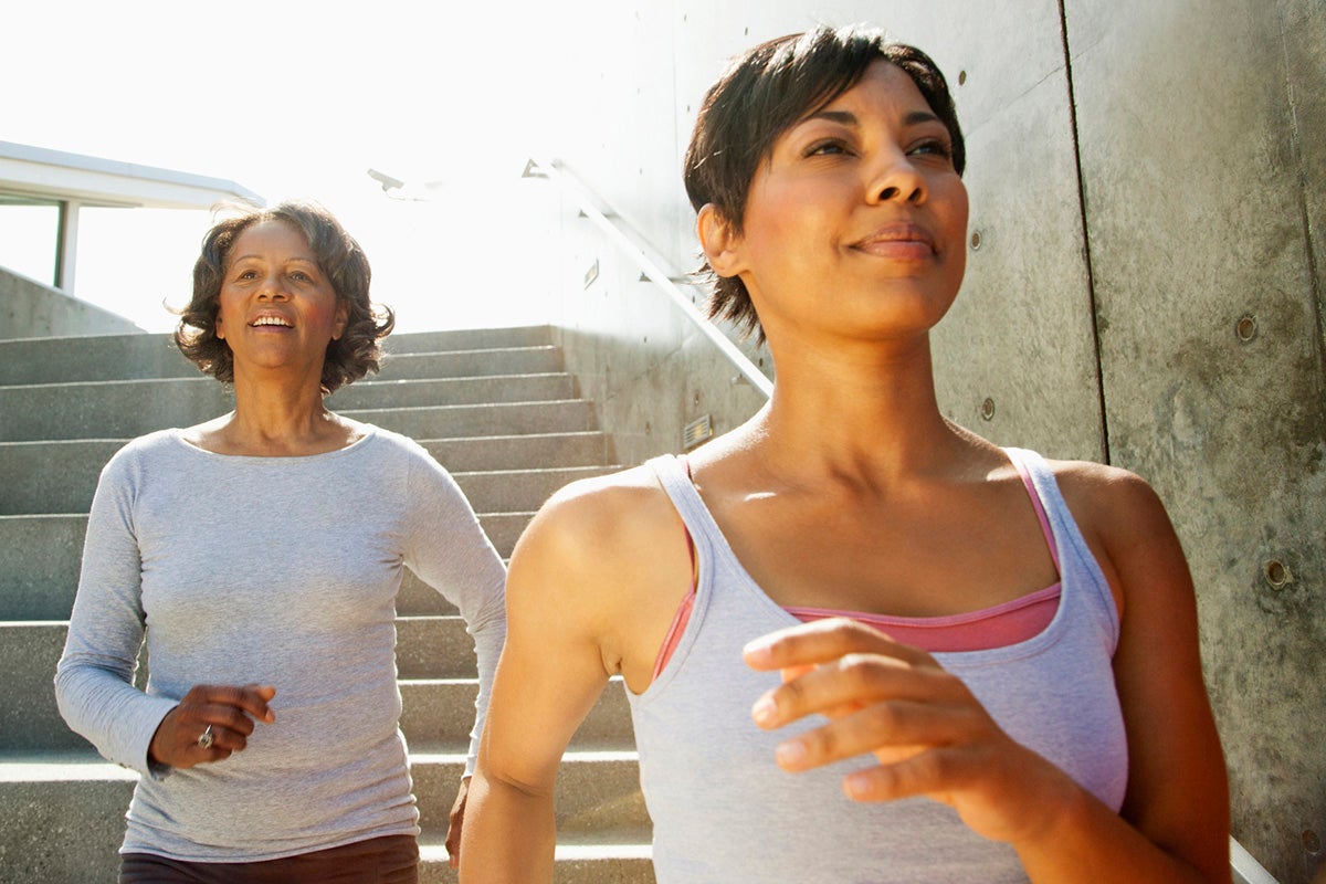Women running