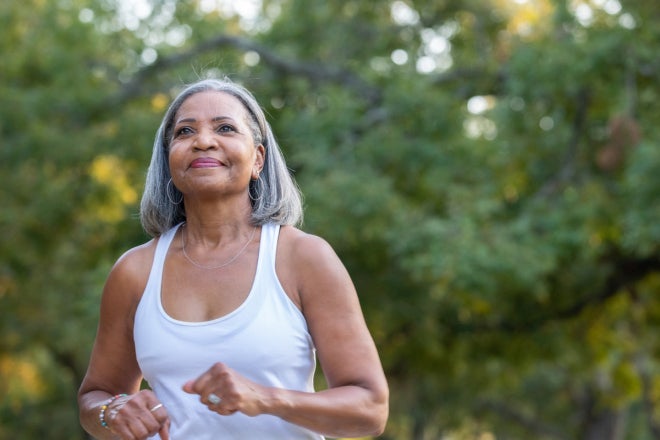 Woman jogging