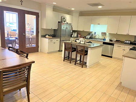 Alexian Brothers Hospice Residence, Elk Grove Village, Illinois, community kitchen