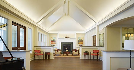 Alexian Brothers Hospice Residence, Elk Grove Village, Illinois, lobby