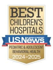 Behavioral Health at Dell Children's Medical Center is ranked among the nation's best by U.S. News & World Report 2024-25..