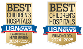 Cardiology and Heart Surgery and Pulmonology Best Children's Hospital are ranked among the nation's best by U.S. News & World Report 2024-25.
